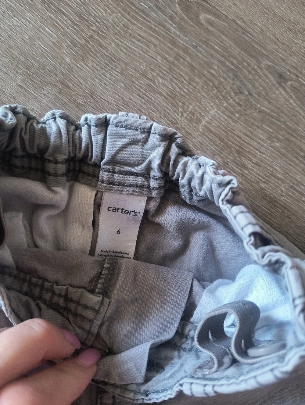 Carter's Boys Cargo Shorts Gray Size 6